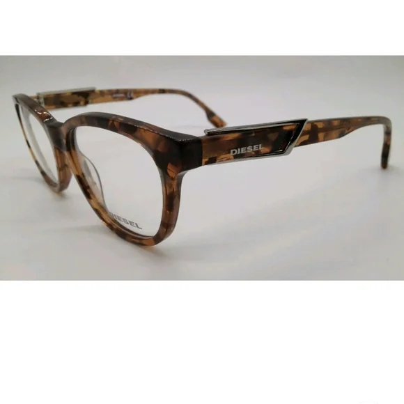 Diesel DL 5112 Brown Round Plastic Eyeglasses Frame 52-16-145 NWT - Picture 2 of 14